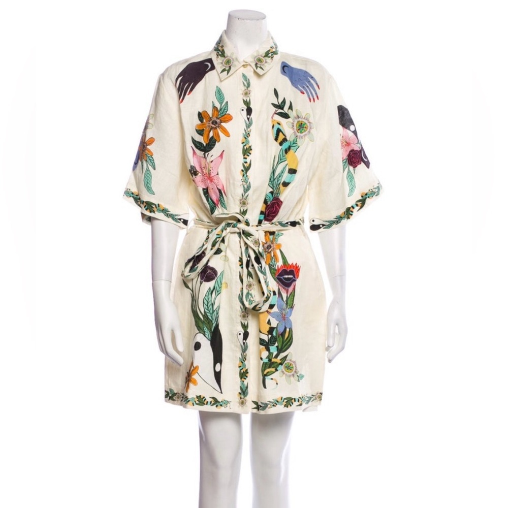 Alemais Printed Dress Sz 10